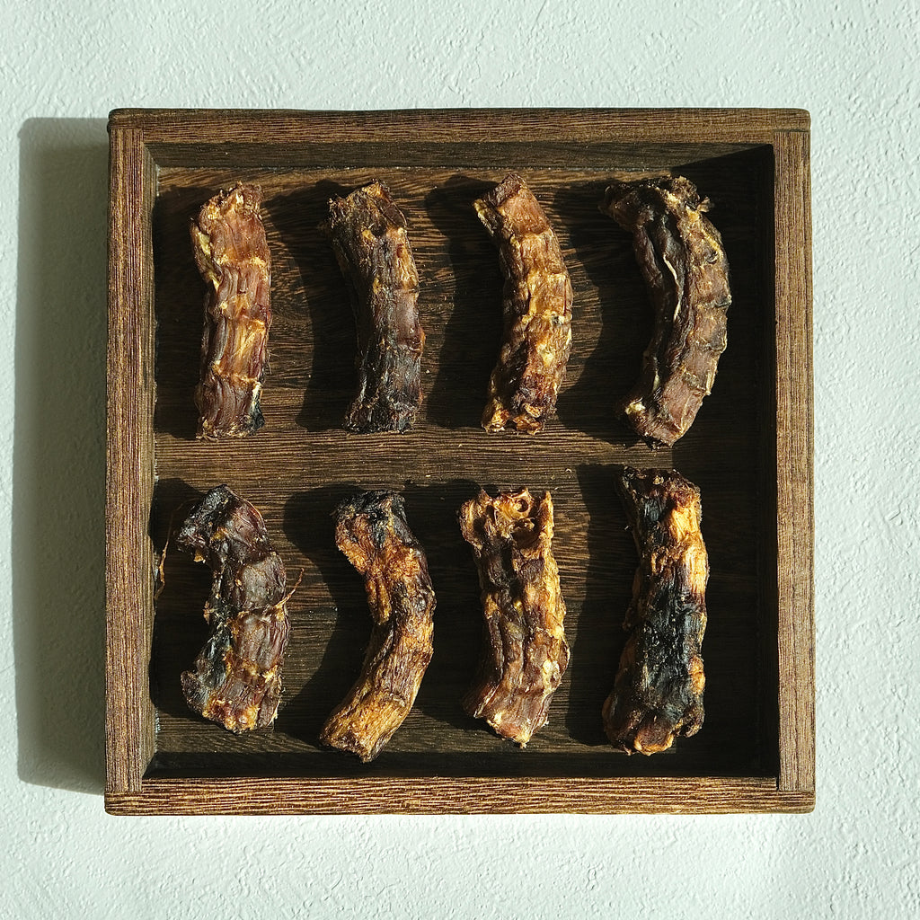 Crunchy Dehydrated Duck Necks — Dental Chews for Dogs