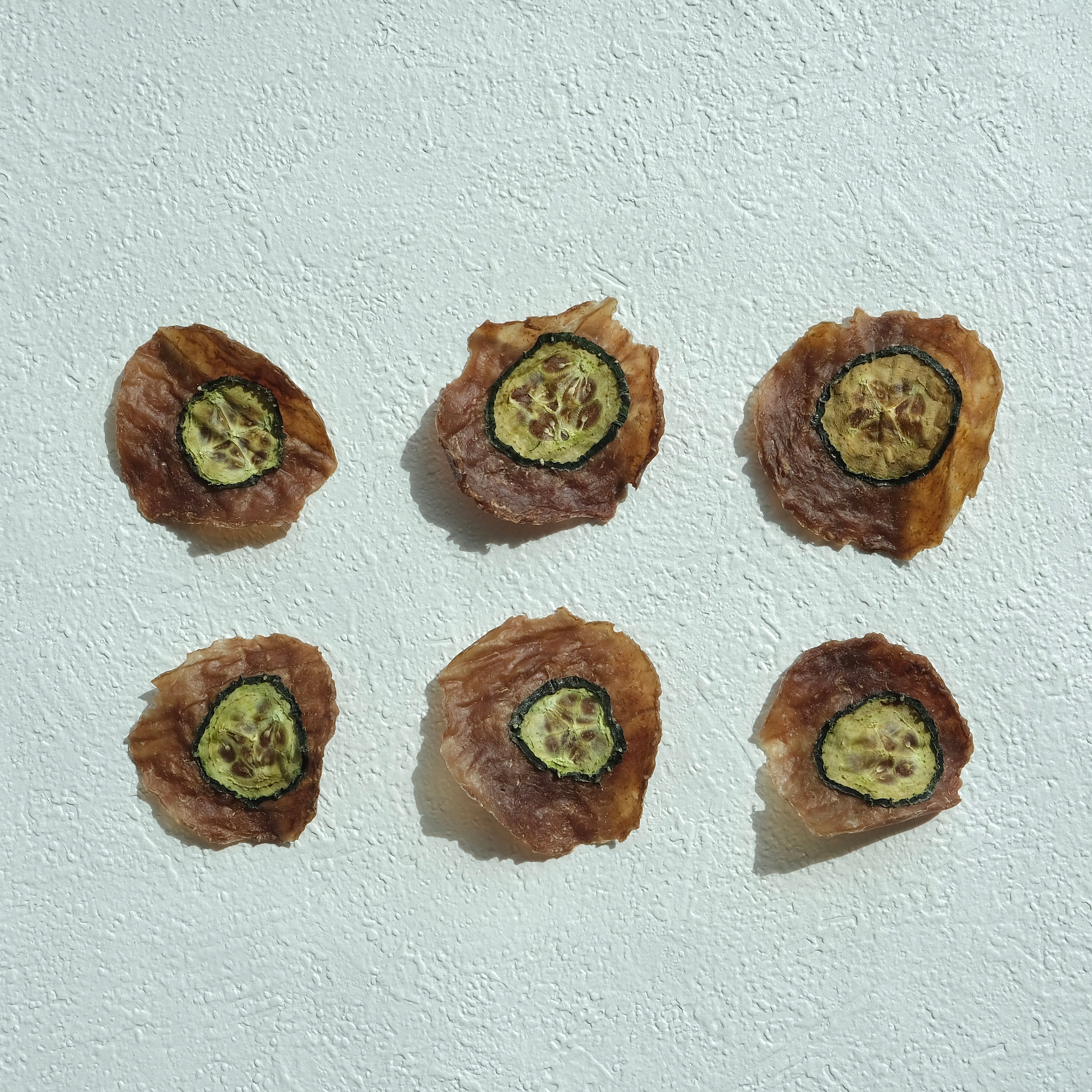 Duck & Cucumber  Chips — 100% Natural Dehydrated Treats for Dogs, Cats & Small Animals