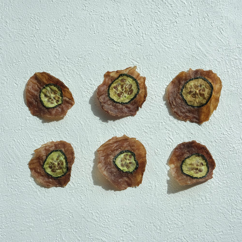 Duck & Cucumber  Chips — 100% Natural Dehydrated Treats for Dogs, Cats & Small Animals