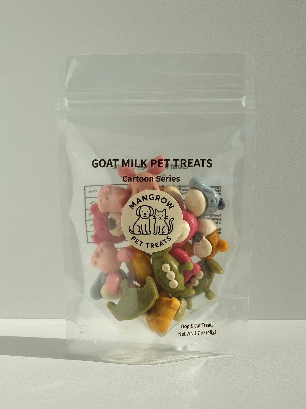 Pure Goat Milk Pet Treats: Cartoon Shaped Series