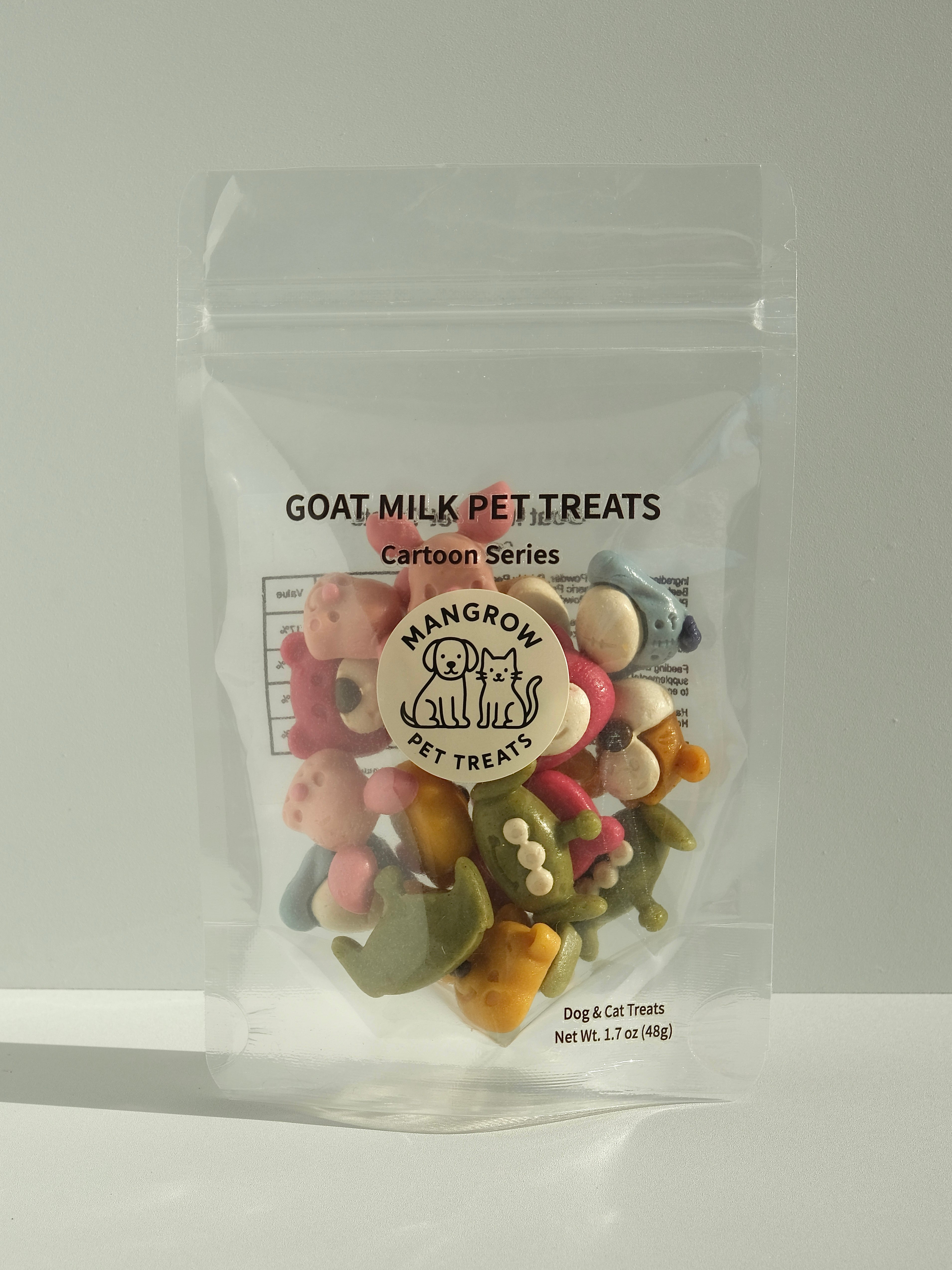 Pure Goat Milk Pet Treats: Cartoon Shaped Series