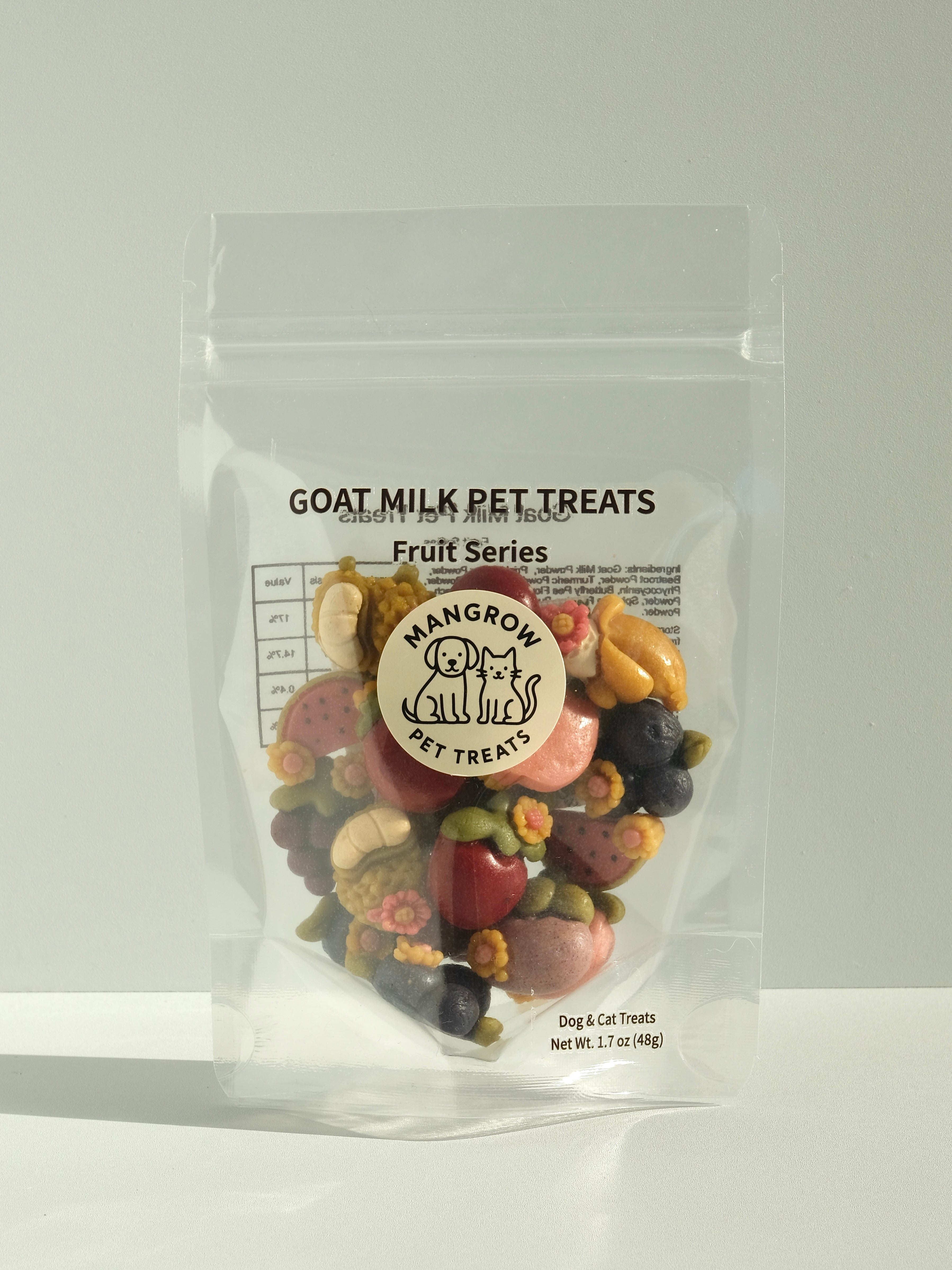 Pure Goat Milk Dehydrated Pet Treat: Fruit series