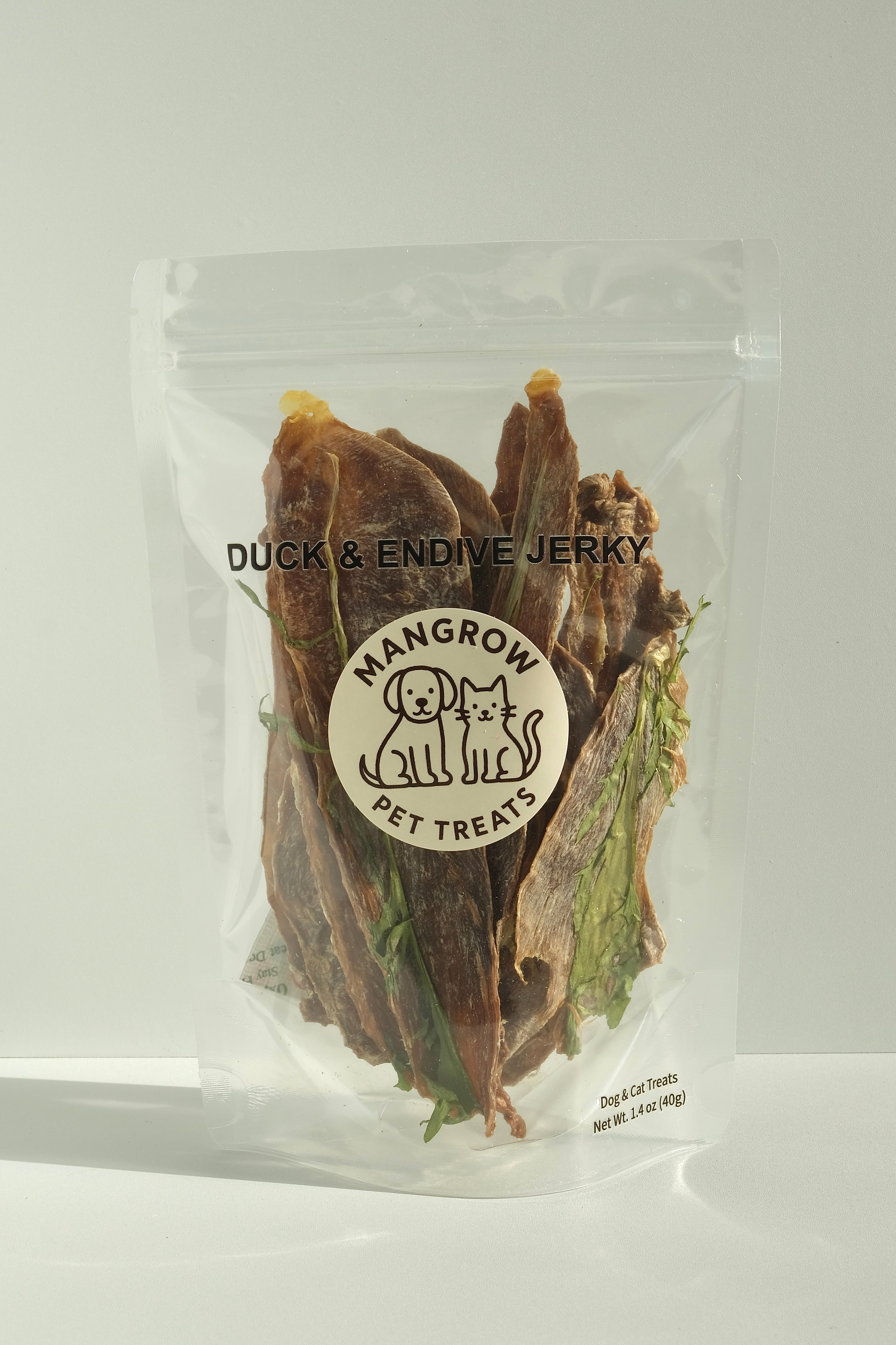 Pure Duck & Endive Jerky — Hypoallergenic Dehydrated Treats for Pets