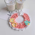 Handmade Crochet Pet Collar：Sweet Spring