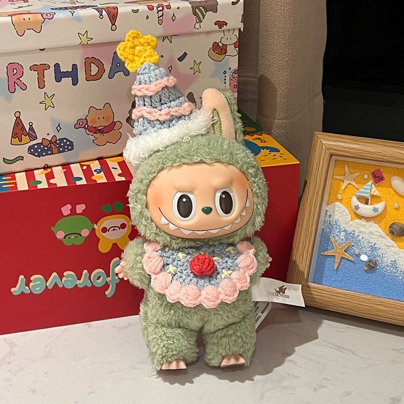 Handmade Crochet Accessory Set for Labubu/Plush Dolls