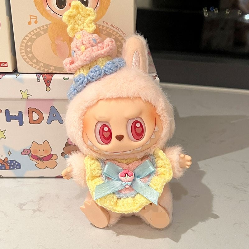 Handmade Crochet Accessory Set for Labubu/Plush Dolls